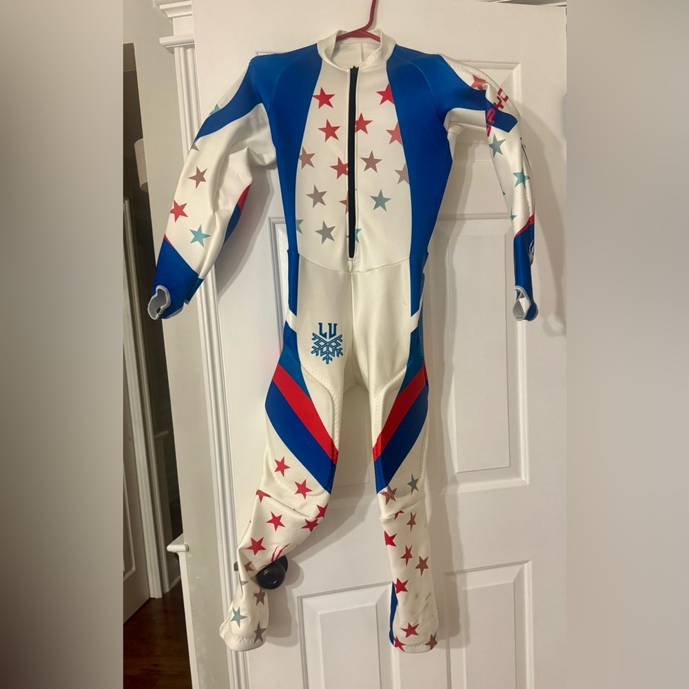 Spyder Downhill Ski Race Suit | Youth D30 (Med/Lg) | Padded GS Speed Suit